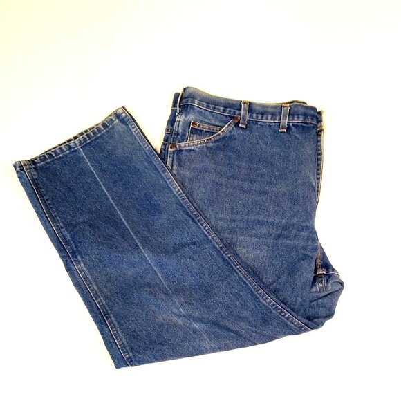 Big Mac Relaxed Fit Heavy Duty Work Blue Jeans Men's 44 x 29 No Tags EUC - Picture 6 of 8